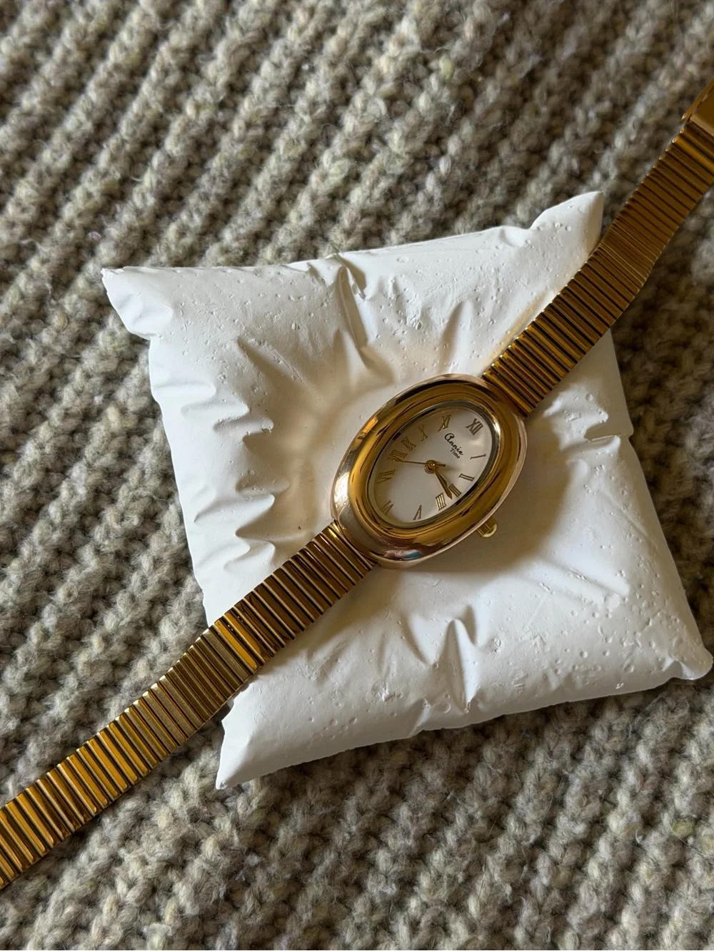 Gold Oval Women's Watch